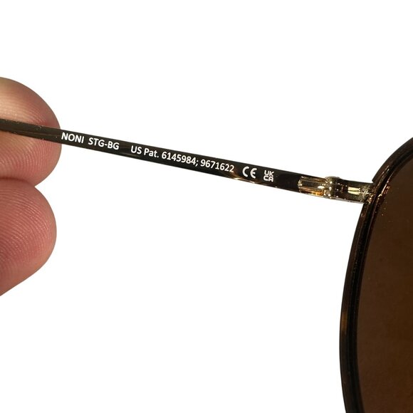 Maui Jim Women’s Noni STG-BG Sunglasses Polarized Brown Lenses Italy - Picture 6 of 10